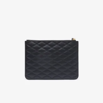 Crocodelle leren clutch