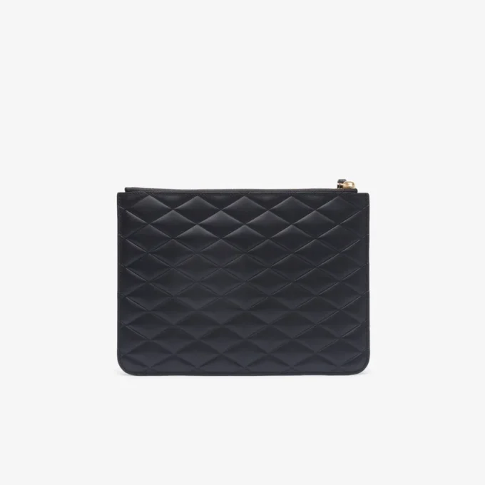 Crocodelle leren clutch