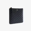 Crocodelle leren clutch