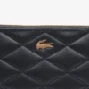 Crocodelle leren clutch