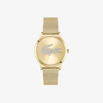 Crocodelle stalen horloge