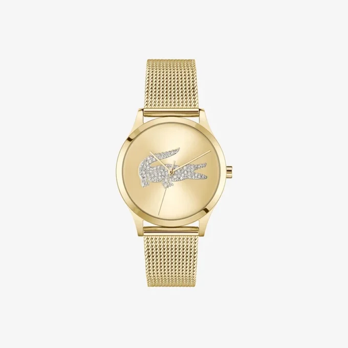 Crocodelle stalen horloge
