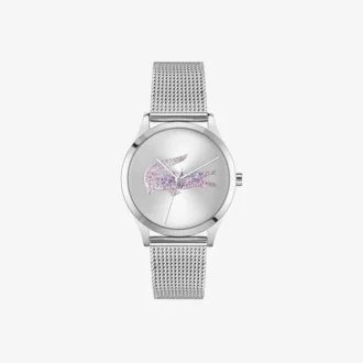 Crocodelle stalen horloge