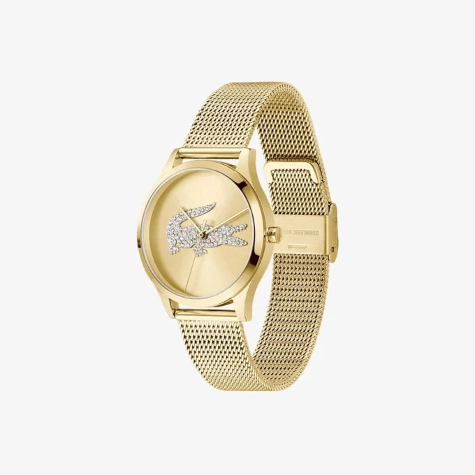 Crocodelle stalen horloge