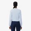 Dames golfsweater met polokraag en stretch