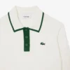 Dames golfsweater met polokraag en stretch