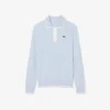 Dames golfsweater met polokraag en stretch