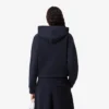 Dames hoodie met relaxte pasvorm van piqué