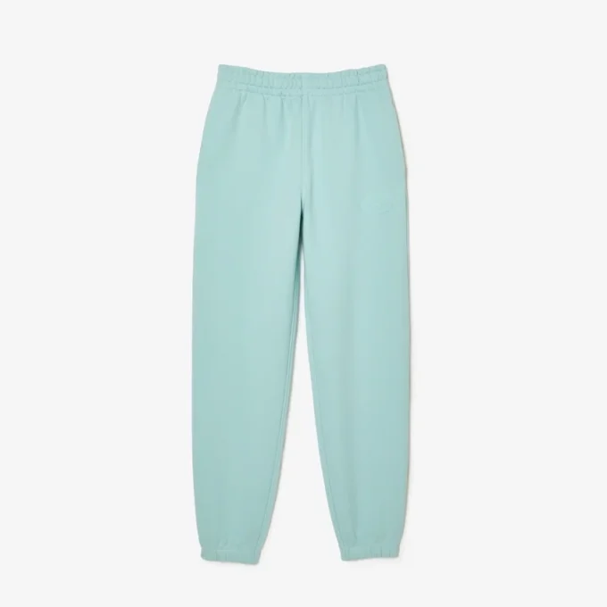 Dames joggingbroek met rechte pijpen en borduursel