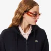 Dames Piqué-hoodie met rits