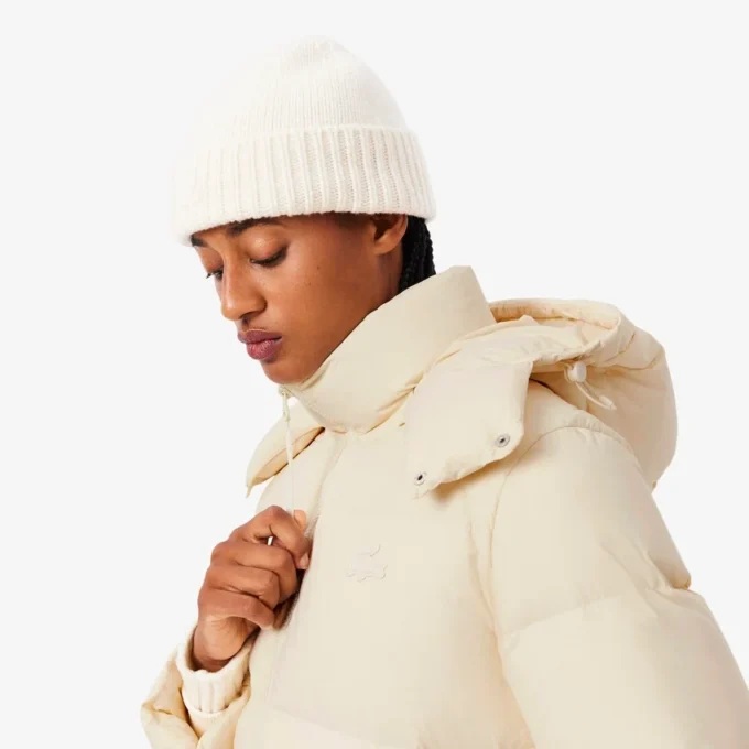 Dames Relaxed Fit donsjack met capuchon