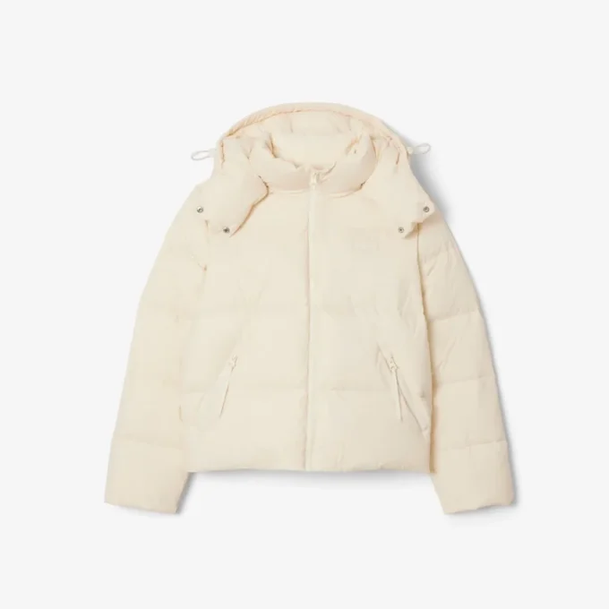 Dames Relaxed Fit donsjack met capuchon