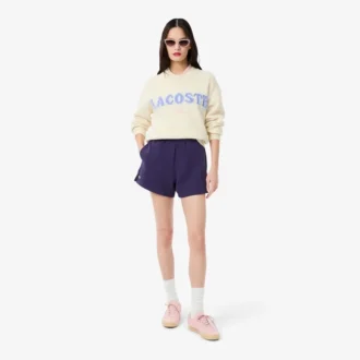 Dames short van dubbelzijdige piqué