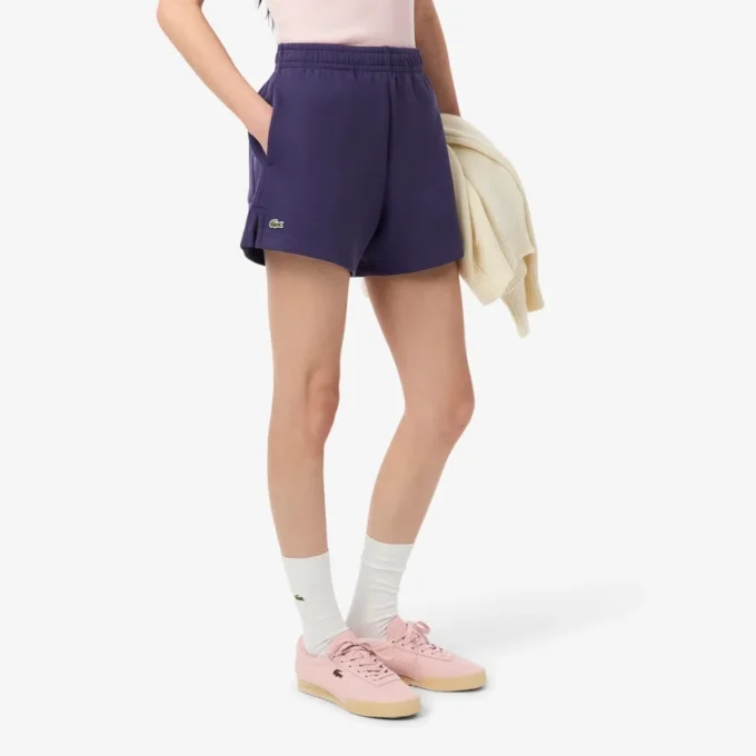 Dames short van dubbelzijdige piqué