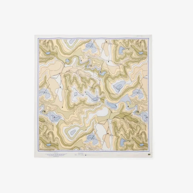 Dames sjaal met Chantaco-print