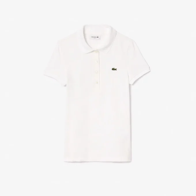 Dames Slim Fit L.12.D Stretch katoenen Polo