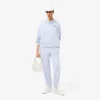 Dames sweatpants met logo en rechte pasvorm