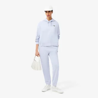 Dames sweatpants met logo en rechte pasvorm