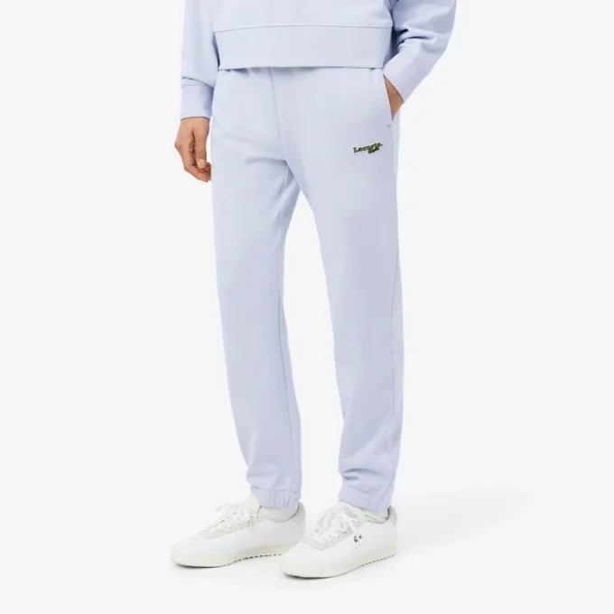 Dames sweatpants met logo en rechte pasvorm