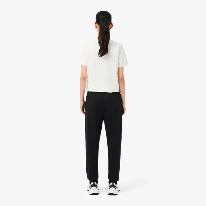 Dames sweatpants met logo en rechte pasvorm