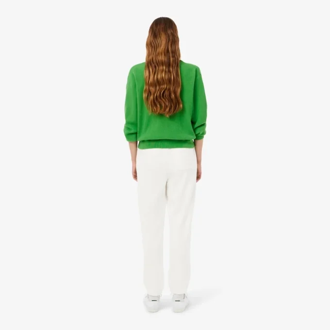 Dames sweatpants met logo en rechte pasvorm