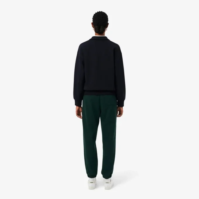 Dames sweatpants met logo en rechte pasvorm