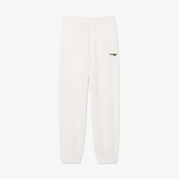 Dames sweatpants met logo en rechte pasvorm