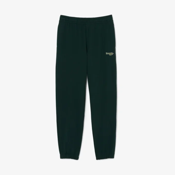 Dames sweatpants met logo en rechte pasvorm