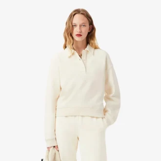 Dames-Sweatshirt met polokraag