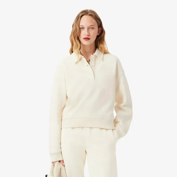 Dames-Sweatshirt met polokraag