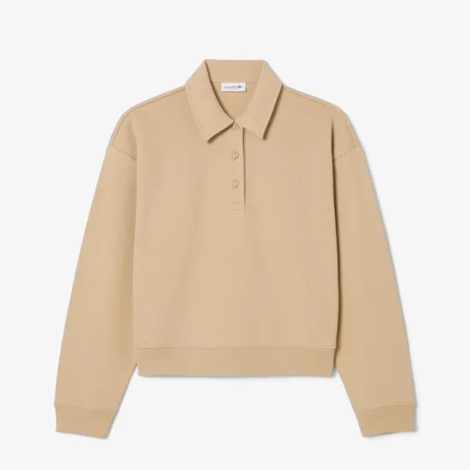 Dames-Sweatshirt met polokraag