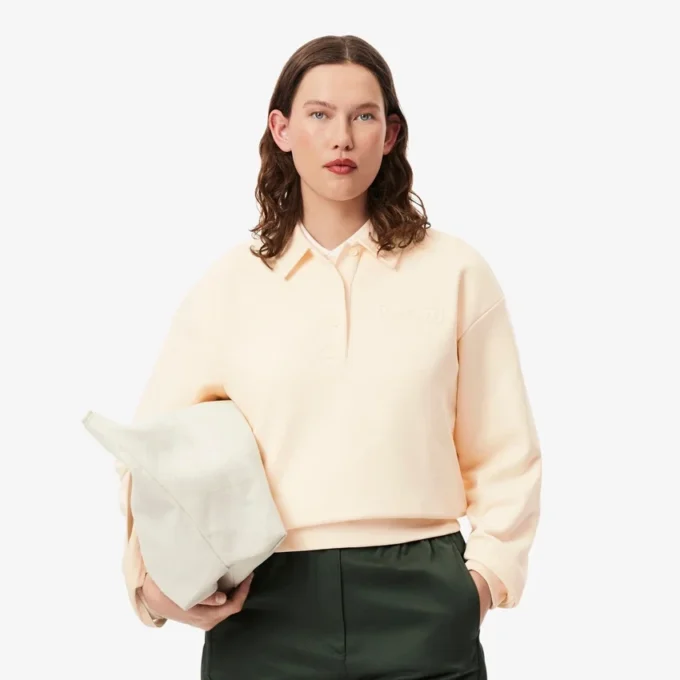 Dames-Sweatshirt met polokraag