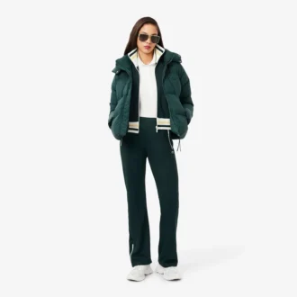 Dames-Sweatshirt met ritssluiting en streepaccent