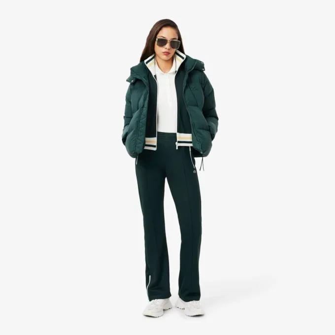 Dames-Sweatshirt met ritssluiting en streepaccent