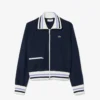 Dames-Sweatshirt met ritssluiting en streepaccent