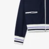 Dames-Sweatshirt met ritssluiting en streepaccent