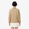 Dames-Sweatshirt van katoen met reliëflogo