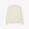 Dames-Sweatshirt van katoen met reliëflogo