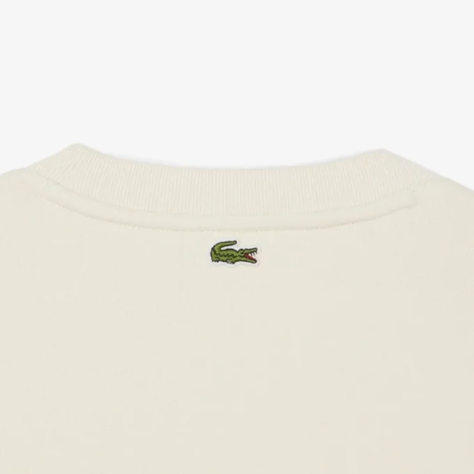 Dames-Sweatshirt van katoen met reliëflogo
