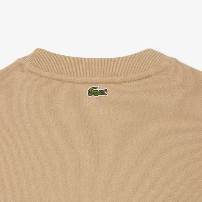 Dames-Sweatshirt van katoen met reliëflogo