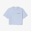 Dames T-shirt van katoen met logo en relaxte pasvorm