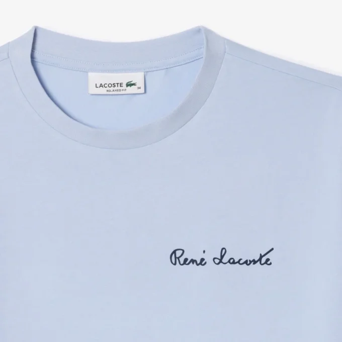 Dames T-shirt van katoen met logo en relaxte pasvorm
