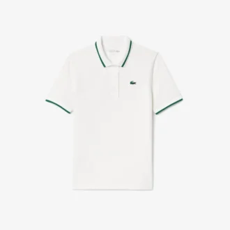 Dames Uv Protect Stripe Collar Tennis Polo