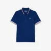 Dames Uv Protect Stripe Collar Tennis Polo