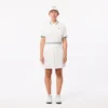 Dames Uv Protect Stripe Collar Tennis Polo