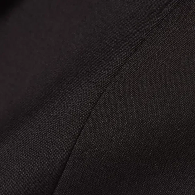 Damesblazer van wol met slim fit en geborduurd logo