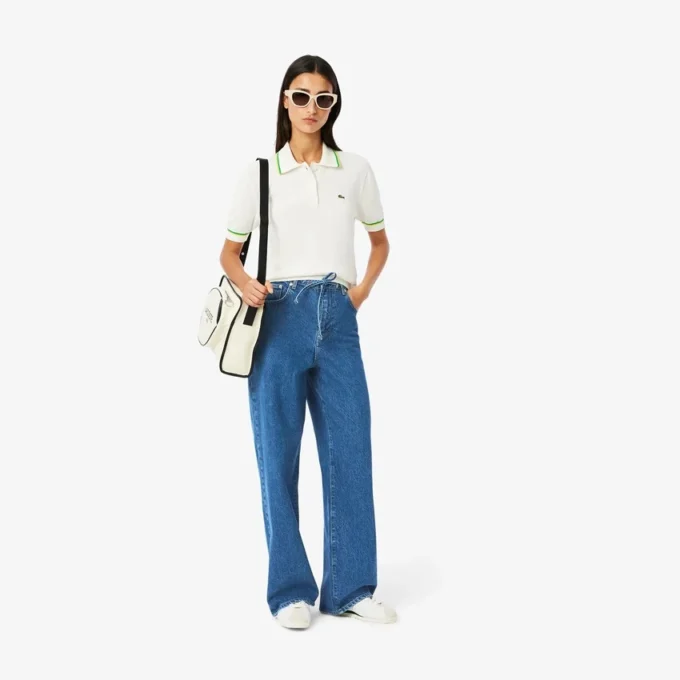 Damesjeans met wijde pijpen
