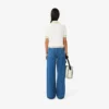 Damesjeans met wijde pijpen