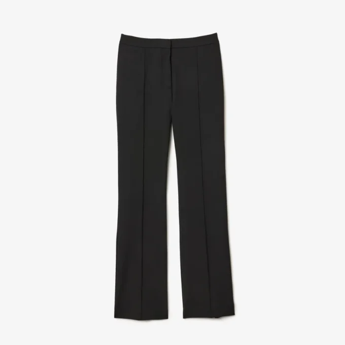 Damesjurk met hoge taille en uitlopende pijpen