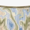 Damesplooirok met Topography-print